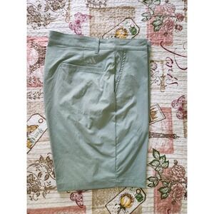 Adidas ADVR0918 Men's Ripstop Golf Shorts Silver‎ Green Size 38